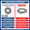 Upgraded Whole Parts Commercial Range Oven Door Gasket Seal (39 Clips) Part# A43056 - Replacement & Compatible with Some American Range Ovens