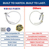 Upgraded Whole Parts Refrigerator Ice Maker Fill Tube Heater Part# WR02X20621 - Replacement & Compatible with Some GE Refrigerators