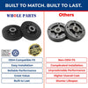Upgraded Whole Parts Dryer Drum Support Rollers (2 PCs) Part# D510708P - Replacement & Compatible with Some Speed Queen and Alliance Dryers