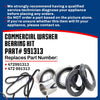 Upgraded Whole Parts Commercial Washer Bearing Kit Part# 991313 - Replacement & Compatible with Some Wascomat and Electrolux-ELS Washing Machines