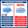 Whole Parts Ice Maker Water Dispenser Sanitary Sponge (Pack of 24) Part# 01075431 - Replacement & Compatible with Some Follett Ice Makers