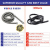 Whole Parts Range Upper Oven Door Seal Gasket (Including 20 Mounting Clips) Part# WB32T10010 - Replacement & Compatible with Some GE and Kenmore Ranges or Ovens