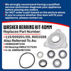 Washer Bearing Kit 40mm HW64 HW72 HW75 HW94 HF65 HF72 HF95 - Replacement & Compatible with Some IPSO Washing Machines