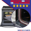 Upgraded Whole Parts Range Oven Door Seal Gasket (20 Mounting Clips) Part# W11542153 - Replacement & Compatible with Some Whirlpool, Maytag, Crosley, Kenmore, Amana, Magic Chef and Roper Ovens