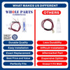 Whole Parts Upgraded Ice Machine Thermistor Kit, KM / Flaker, Part# SP-5672 Compatible with Select Hoshizaki Ice Machines and Refrigeration Equipments