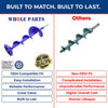 Whole Parts Refrigerator Ice Bucket Auger Part# WR29X43990 - Replacement & Compatible with Some GE, Hotpoint and RCA Refrigerators