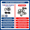 Upgraded Whole Parts Commercial Washer Bearing Kit Part# 991313 - Replacement & Compatible with Some Wascomat and Electrolux-ELS Washing Machines