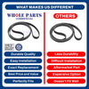 Upgraded Whole Parts Commercial Dryer Drum Drive Belt Part# 490364701 - Replacement & Compatible with Some Wascomat Dryers