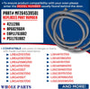 Whole Parts Range Oven Door Seal Gasket (Including 21 Mounting Clips) Part# MFZ64539501 - Replacement & Compatible with Some LG Ranges or Ovens