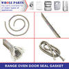 WB32K5039 Range Oven Door Seal Gasket (Including 19 Mounting Clips) for GE