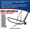 Whole Parts Upgraded Refrigerator Defrost Heater and Defrost Thermostat Assembly Part# WP61006116 - Replacement & Compatible with Some Maytag, Jenn-Air, Crosley, Magic Chef, Admiral Refrigerators