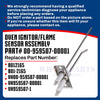 Whole Parts Oven Ignitor/Flame Sensor Assembly Part# 00-959507-00001 - Replacement and Compatible with Some Vulcan Hart, AllPoints, Hobart Ovens