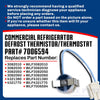 Upgraded Whole Parts Refrigerator Defrost Thermistor/Thermostat 55 Svce Part# 7006594 - Replacement & Compatible with Some Sub-Zero Refrigerators