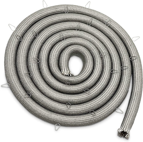W10162384 Range Oven Door Gasket for Whirlpool, Includes 25 Mounting Clips