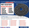 Whole Parts Range Oven Door Seal Gasket (Including 21 Mounting Clips) Part# W11675844 - Replacement & Compatible with Some Whirlpool, Jenn Air, Ikea and Kitchen Aid Ranges or Ovens