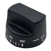 PB010187 Thermostat Knob With Self Clean Black