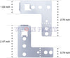 00170664 Dishwasher Mounting Bracket Set for Bosch