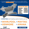 8183202 Washer Door Hinge for Whirlpool Kenmore Maytag Amana