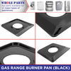 316202509 Range Burner Pan (Black) for Kenmore / Sears