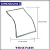 W10714545 Freezer Door Gasket, Gray Color