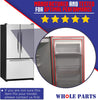W10443319 Refrigerator Freezer Door Gasket, White Color for Whirlpool