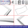 W10830189 Refrigerator French Door Gasket (White) for Whirlpool