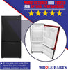 WPW10436250 Refrigerator Freezer Door Gasket (Black) for Whirlpool