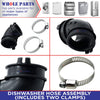 W10445975 Dishwasher Hose Assembly, Includes Two Clamps