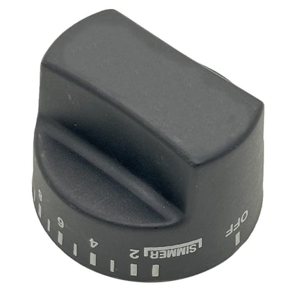 PB010143 Burner Knob Dual Infinite Switch Black