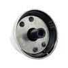 W10160375 Gas Range Burner Knob, Stainless Steel & Black Color for Whirlpool
