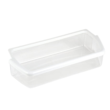 W10321304 Refrigerator Cantilever Door Shelf Bin (Clear Plastic With White Frame)